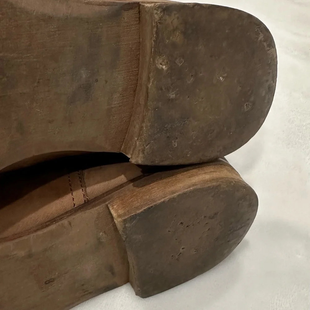 1937 Footwear Brown Over the Knee Suede Boots with Timeless Style